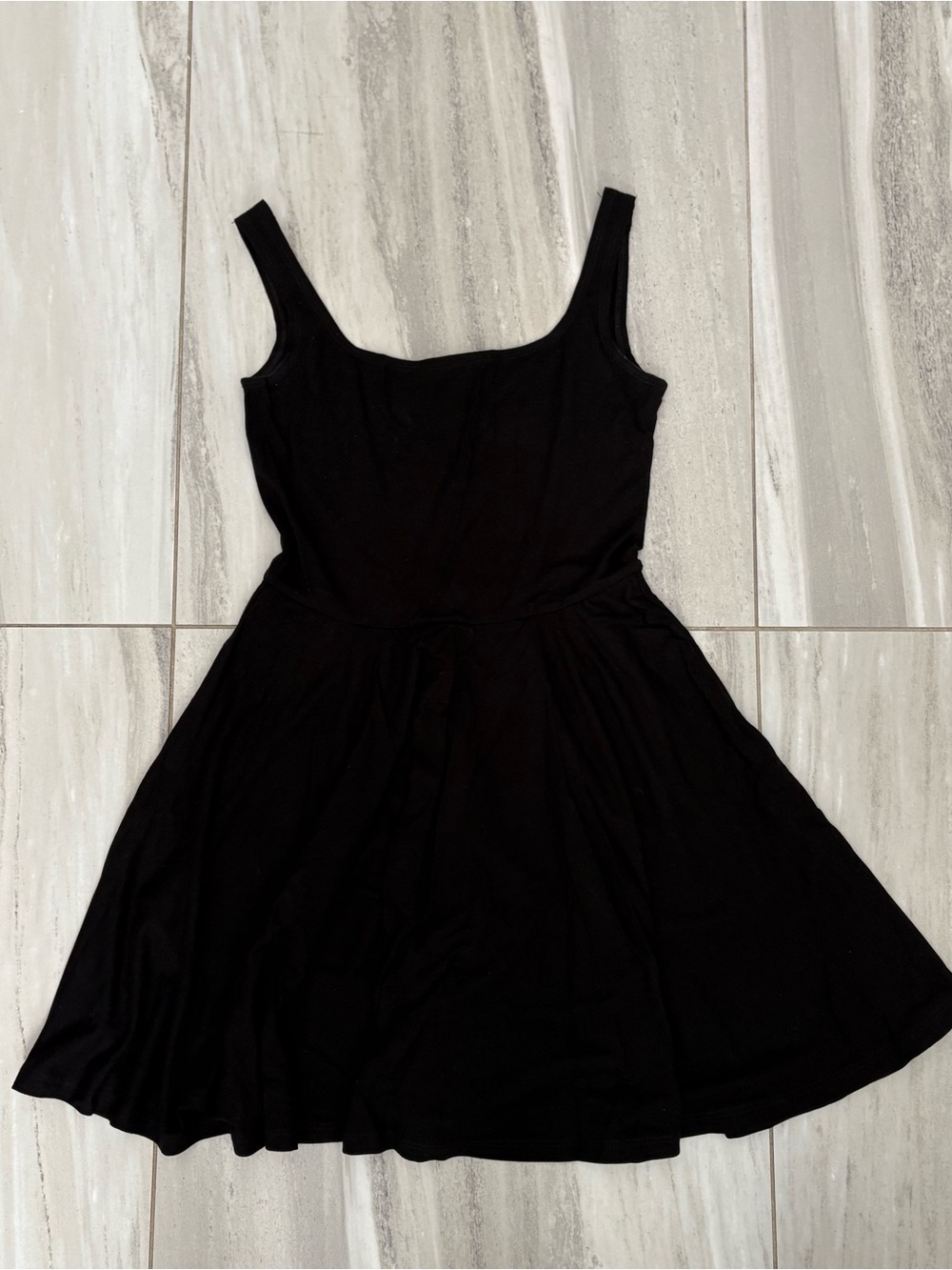 Reformation BlackScoop Neck Mini Dress size XS